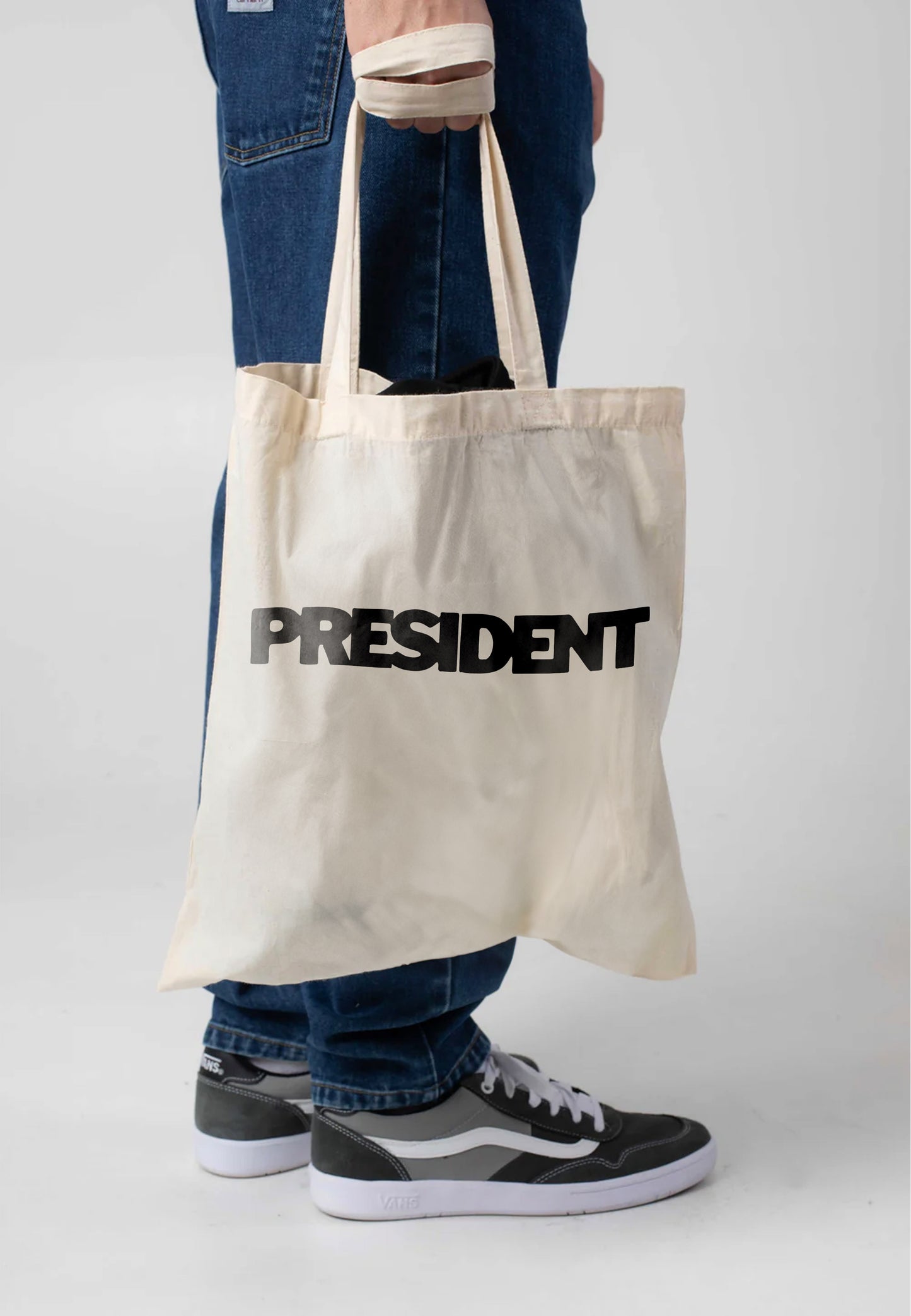President - President Cross Natural - Tote Bag | Neutral-Image