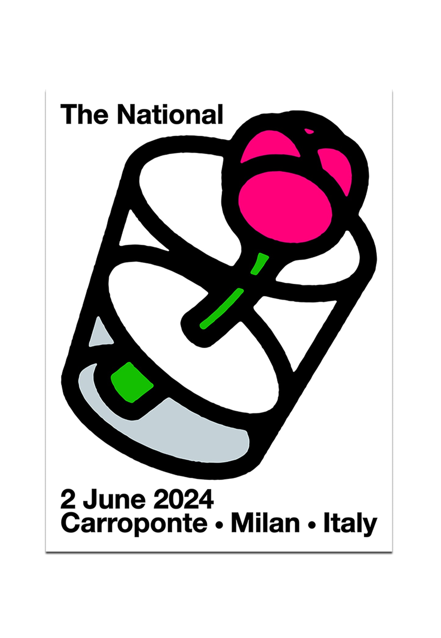 The National - IT Carroponte Poster June 2 2024 - Poster | Neutral-Image